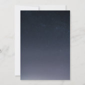 Invitation Écrit dans les étoiles Mariage ultra épais (Dos)