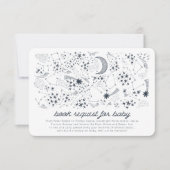 Invitation Écrit dans Stars Couples' Baby Book Demande (Devant)