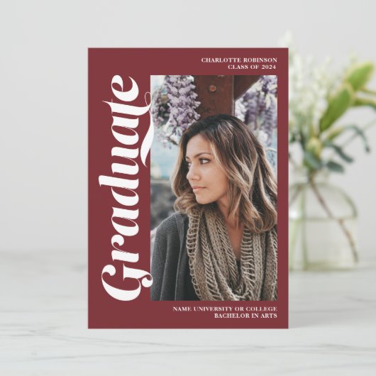 Invitation Écriture 3 de l'élève rouge (Debout devant)