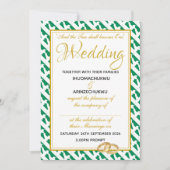 Invitation Écriture chrétienne NIGERIA Mariage Naija (Devant)