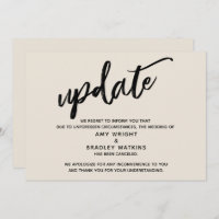 Écriture manuscrite Annulation de la mise à jour d