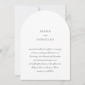Invitation Écriture Manuscrite Moderne Élégante de Mariage (Devant)