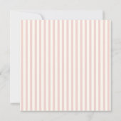 Invitation Écriture manuscrite Pinky Pastel Retro Détails du  (Dos)