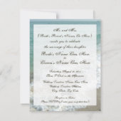 Invitation écriture manuscrite Plage Destination Mariage Invi (Dos)