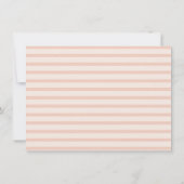 Invitation Ecriture rose pêche fille photo graduation moderne (Dos)