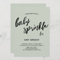 Écriture simple et moderne Écran à main Bébé Sprin
