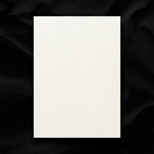 Invitation Ecru 5" x 7" Blank Mariage échantillon