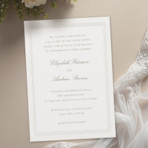 Ecru Formal Romance Classic Triple Frame Wedding