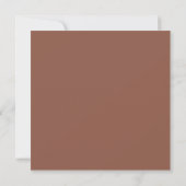 Invitation Ecru | Journée de mariage automnale (Dos)
