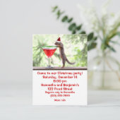 Invitation Écureuil célébrant Noël (Debout devant)