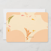 Invitation Écureuil des bois (Dos)