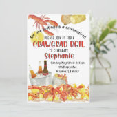 Invitation Écuve de poisson d'élevage (Debout devant)