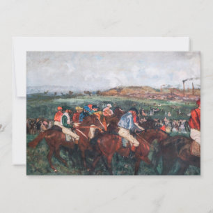 Invitation Edgar Degas - Course de gentlemen