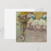 Invitation Edgar Degas - Danse de l'Arlequin (Devant / Derrière)