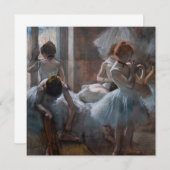 Invitation Edgar Degas - Danseurs (Devant / Derrière)