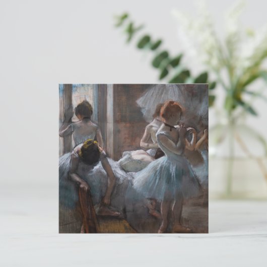 Invitation Edgar Degas - Danseurs (Debout devant)