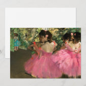 Invitation Edgar Degas - Danseurs en rose (Devant / Derrière)