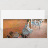 Invitation Edgar Degas - Danseurs Escalade d'un escalier (Devant / Derrière)