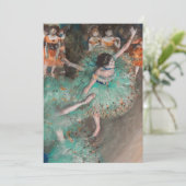 Invitation Edgar Degas - Danseuse basculant / Danseuse verte (Debout devant)