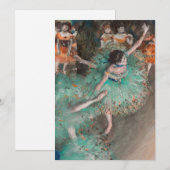 Invitation Edgar Degas - Danseuse basculant / Danseuse verte (Devant / Derrière)