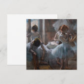 Invitation Edgar Degas - Danseuses (Devant / Derrière)