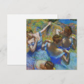 Invitation Edgar Degas - Danseuses bleues (Devant / Derrière)