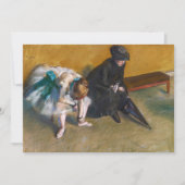 Invitation Edgar Degas - En attente (Devant)