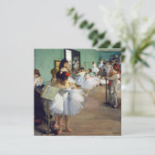 Invitation Edgar Degas - La classe de danse (Debout devant)