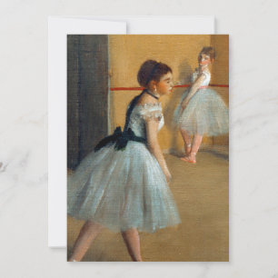 Invitation Edgar Degas Le Foyer de danse à l'Opéra