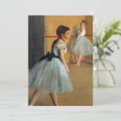 Invitation Edgar Degas Le Foyer de danse à l'Opéra (Debout devant)