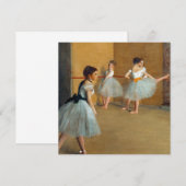 Invitation Edgar Degas Le Foyer de danse à l'Opéra (Devant / Derrière)