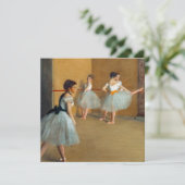 Invitation Edgar Degas Le Foyer de danse à l'Opéra (Debout devant)
