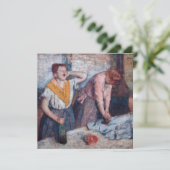 Invitation Edgar Degas - Les repasseuses (Debout devant)