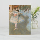 Invitation Edgar Degas - L'étoile (Debout devant)