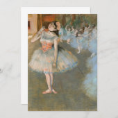 Invitation Edgar Degas - L'étoile (Devant / Derrière)