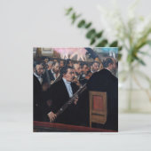 Invitation Edgar Degas - L'orchestre de l'Opéra (Debout devant)