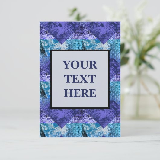 Invitation "Edgy do-it-yourself Print - Zine Style Halftone G (Debout devant)