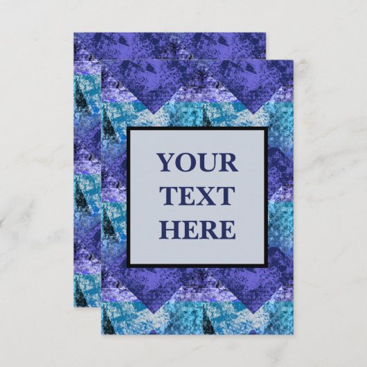Invitation "Edgy do-it-yourself Print - Zine Style Halftone G (Devant / Derrière)