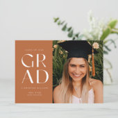 Invitation Édifice de fin d'études en terre cuite - Modernité (Debout devant)