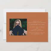 Invitation Édifice de fin d'études en terre cuite - Modernité (Dos)