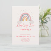 Invitation Editable 1st 2nd 3rd 9th 10th 20th 30th Birthday (Debout devant)