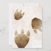 Invitation Editable "AGE" Dinosaurs Trex Wild Birthday (Dos)