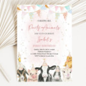 Invitation Editable Appels Tous Les Animaux De Fête Ferme Fil