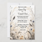 Invitation Editable Automne Breeze Fleurs sauvages (Devant)