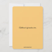 Invitation Editable Automne laisse l'invitation (Dos)