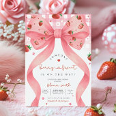 Invitation Editable Berry Sweet Baby Shower Invitation, Blush