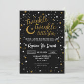 Invitation EDITABLE Brille Brille Petite Étoile, Shower Garço (Debout devant)