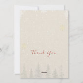 Invitation éditable de Noël Bonbons Sucrés 5x7” 🎄 (Dos)