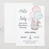 Invitation éditable et imprimable pour une fête d' (Devant / Derrière)