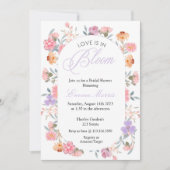 Invitation ÉDITABLE, Fête des mariées de jardin, Mariée (Devant)